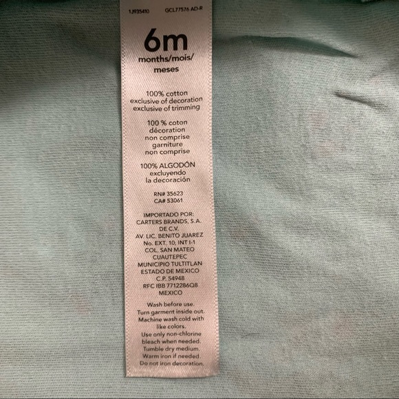 Carter’s bunny two-way zipper sleeper - Picture 8 of 8